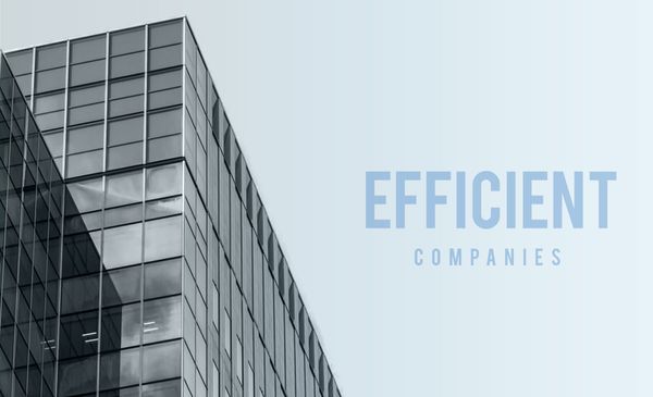Buying Efficient Companies